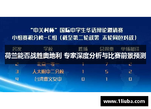 荷兰能否战胜奥地利 专家深度分析与比赛前景预测